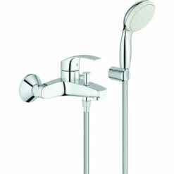 Grohe Einhand-Wannenbatterie EUROSMART DN 15, Wandmontage Chrom