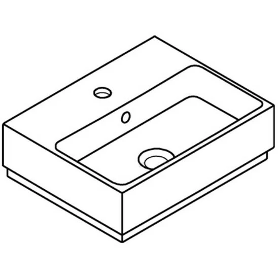 Grohe Handwaschbecken Cube Keramik 39483 45cm PureGuard Alpinweiß, 3948300H – Bild 2