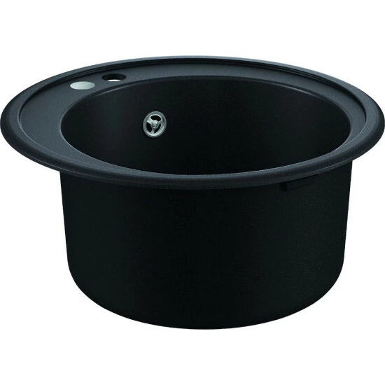 Grohe Kompositspüle K400 50-C 51 1.0, Ø 510 Mm Granit Schwarz