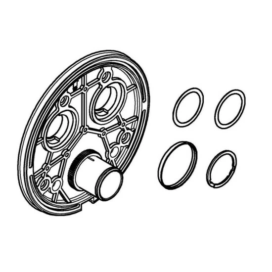 GROHE GROHE Montageplatte Für SmartControl Unterputz – Bild 3