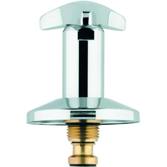 Grohe Oberteil DN 15, Trecorn-Griff 1/2", Markierung Rot Chrom