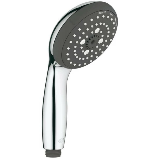 Grohe Handbrause Vitalio Start 100, 3 Strahlarten, Verchromt