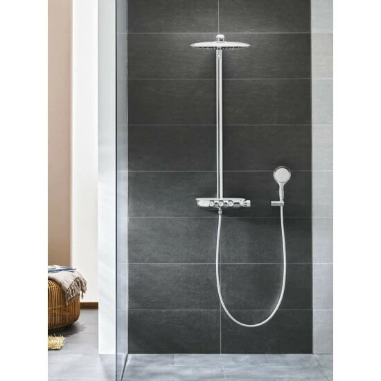 Grohe Duschsystem SYSTEM SMARTCONTROL 360 DUO RAINSHOWER Mit Thermostatbatterie Für Die Wandmontage Chrom – Bild 6
