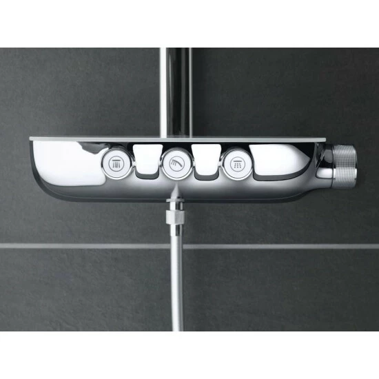 Grohe Duschsystem SYSTEM SMARTCONTROL 360 DUO RAINSHOWER Mit Thermostatbatterie Für Die Wandmontage Chrom – Bild 7