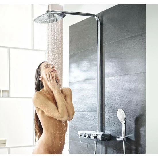 Grohe Duschsystem SYSTEM SMARTCONTROL 360 DUO RAINSHOWER Mit Thermostatbatterie Für Die Wandmontage Chrom – Bild 8