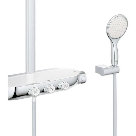 Grohe Duschsystem SYSTEM SMARTCONTROL 360 DUO RAINSHOWER Mit Thermostatbatterie Für Die Wandmontage Chrom – Bild 14