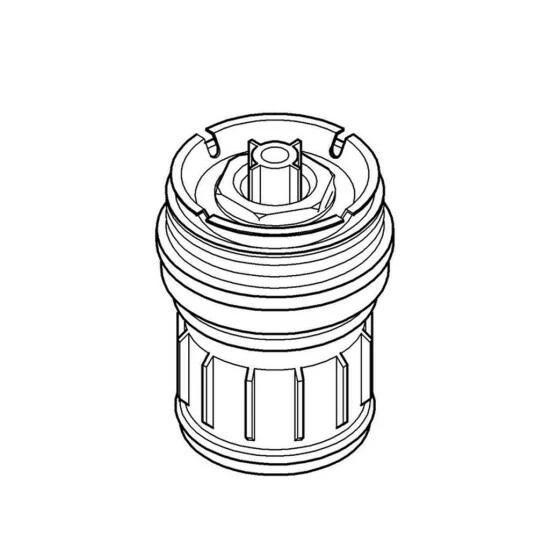 Grohe Rondo / Rondo A.S. Deckel Komplett Für Druckspüler Chrom - 43247000 – Bild 2