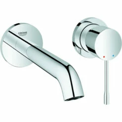 Grohe 2-Loch-Waschtischbatterie ESSENCE Ausladung 183 Mm, Fertigmontageset Für 23571000 Chrom