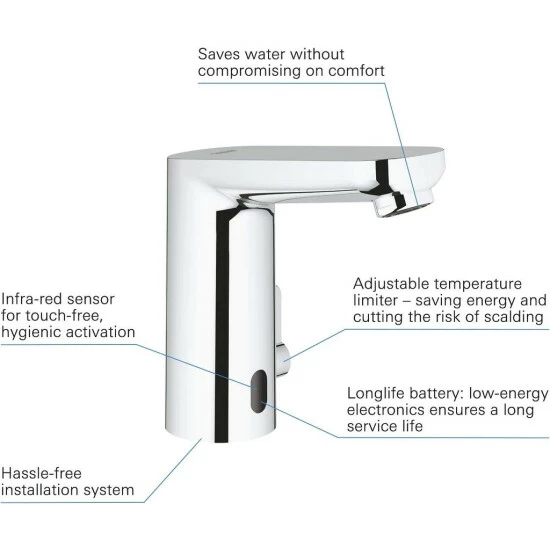 GROHE Get E Infrarot-Waschtischarmatur (36366001) – Bild 4