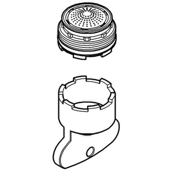 Grohe Mousseur Für Wannenbatterie Chrom - 13926000 – Bild 5