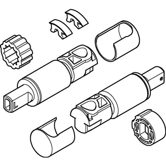 Grohe Stoßdämpfer 49528 Für Bau Keramik WC-Sitz Mit Soft Close Funktion Weiß, 49528000 – Bild 3