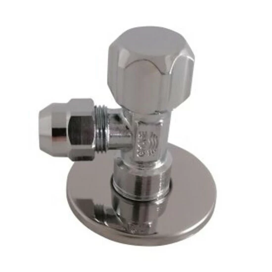 Grohe Eckventil DN 15, Abgang 3/8" Mit Schubrosette Aus Metall Chrom – Bild 6