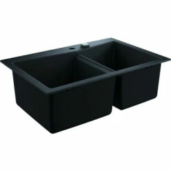 Grohe Kompositspüle K700 90-C 83,8/55,9 2.0, 838 X 559 Mm Granit Schwarz