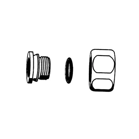 Grohe Anschlussverschraubung 1/2´´ Für Brause-/Wannenbatterie Chrom - 45044000 – Bild 4