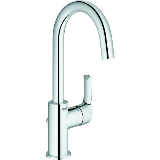 Grohe Einhand-Waschtischbatterie EUROSMART DN 15, L-Size, Schwenkbarer Rohrauslauf Chrom