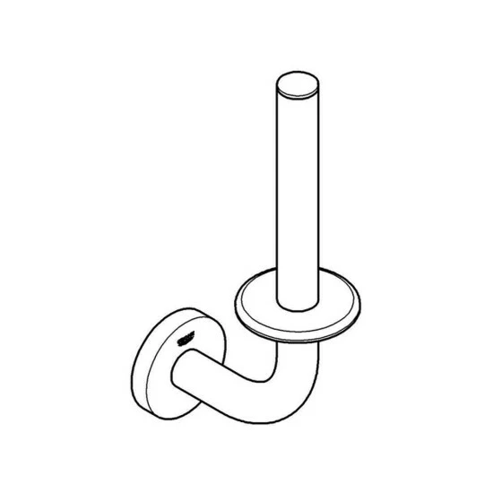 Grohe Reservepapierhalter ESSENTIALS Wandmontage Chrom – Bild 4