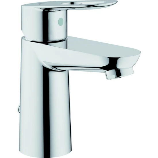 Grohe Einhand-Waschtischbatterie BAULOOP DN 15, S-Size Zugstangen-Ablaufgarnitur 1 1/4" Chrom