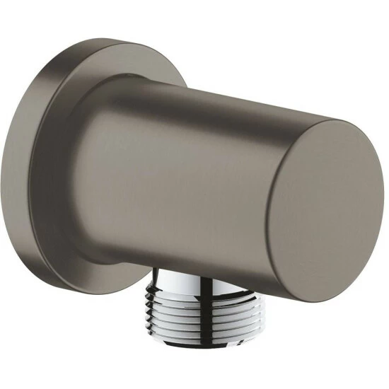 Grohe Wandanschlussbogen RAINSHOWER Rainshower Hard Graphite Gebürstet – Bild 2