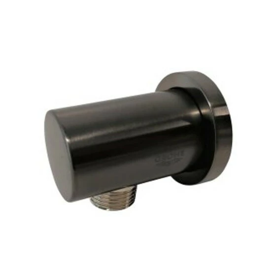 Grohe Wandanschlussbogen RAINSHOWER Rainshower Hard Graphite Gebürstet – Bild 5