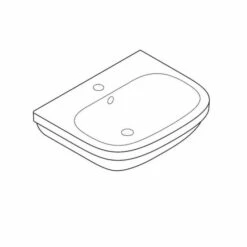 Grohe Waschtisch Euro Keramik 39335 60cm PureGuard Alpinweiß, 3933500H