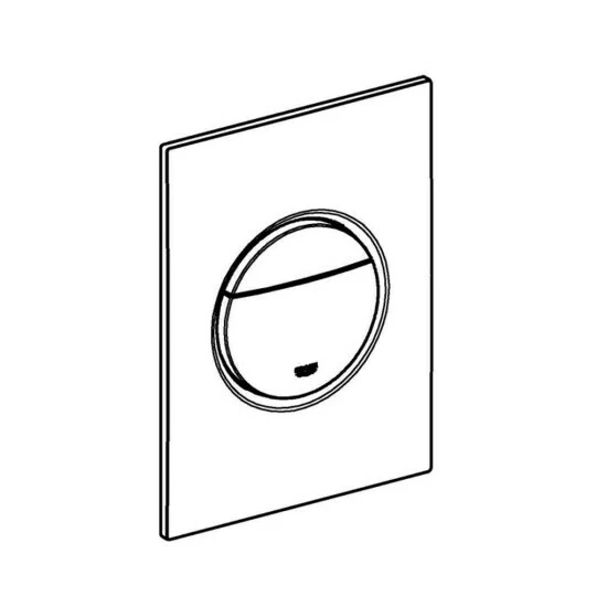 Grohe Betätigungsplatte NOVA COSMOPOLITAN S 130 X 172 Mm Hard Graphite – Bild 2