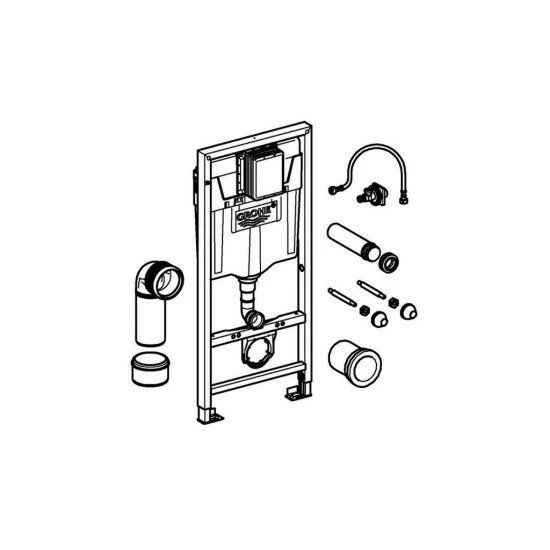 Grohe Rapid SL Vorwand-Element Mit WC-Spülkasten GD 2 - 38528001 – Bild 3