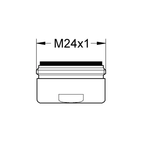 Grohe Mousseur M24x1 Für Spültischbatterie Chrom - 13952000 – Bild 4