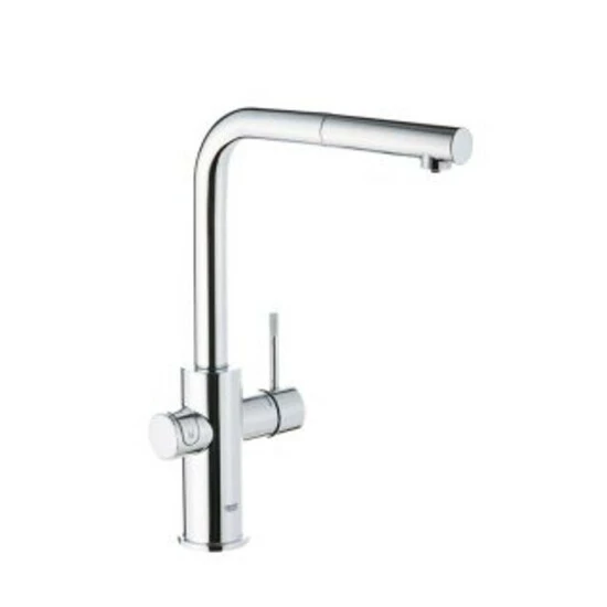 Grohe Starter-Kit BLUE HOME Spültischbatterie L-Auslauf Chrom – Bild 4