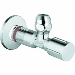 Grohe Eckventil DN 15 Mit Schubrosette Ø 55 Mm Supersteel