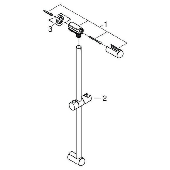 Grohe Tempesta Neu Brausestange 600 Mm Chrom - 27523000 – Bild 7