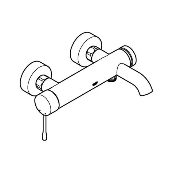 Grohe Einhand-Wannenbatterie ESSENCE Hard Graphite – Bild 3