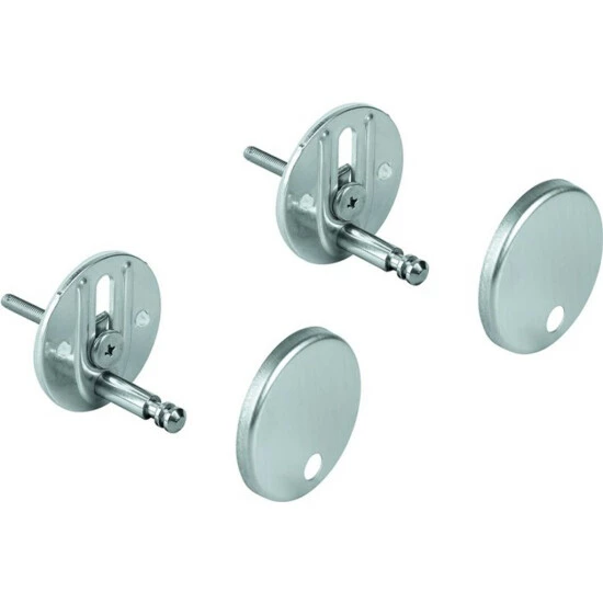 Grohe Befestigungssatz 49529 Für Bau Keramik WC-Sitz Und Deckel Chrom, 49529000 – Bild 2