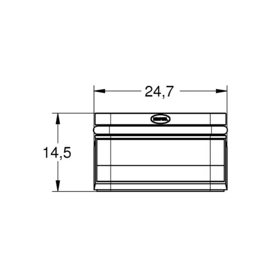 Grohe Allure / Allure E / Allure F-digital Mousseur Chrom - 13220000 – Bild 3