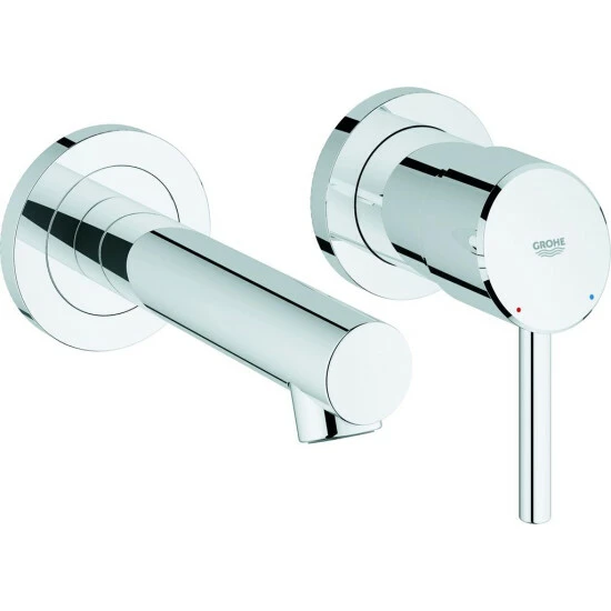 Grohe Concetto 2-Loch-Waschtischbatterie Wandmontage Chrom - 19575001