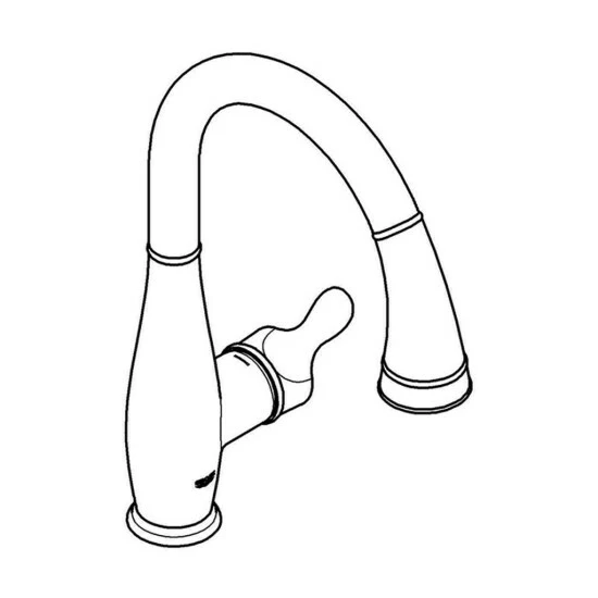 Grohe Einhand-Spültischbatterie PARKFIELD DN 15 Chrom – Bild 3