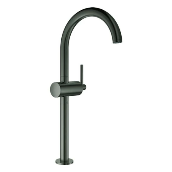 Grohe Einhebelmischer Waschtischarmatur Atrio 32647 XL-Size Hard Graphite Gebürstet, 32647AL3 – Bild 2