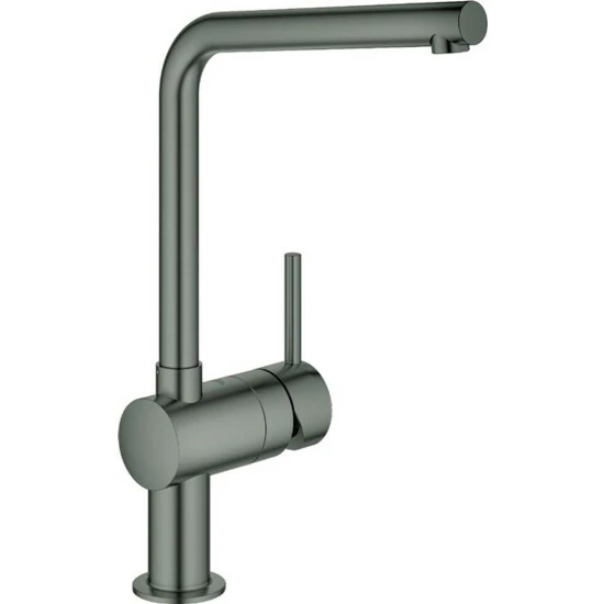 Grohe Einhand-Spültischbatterie Minta 31375 L-Auslauf Hard Graphite Gebürstet, 31375AL0 – Bild 2