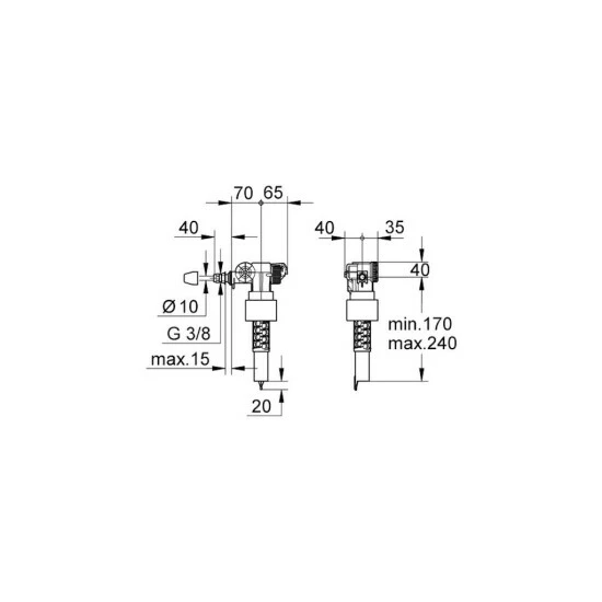 Grohe Füllventil Ohne Drossel - 37095000 – Bild 2