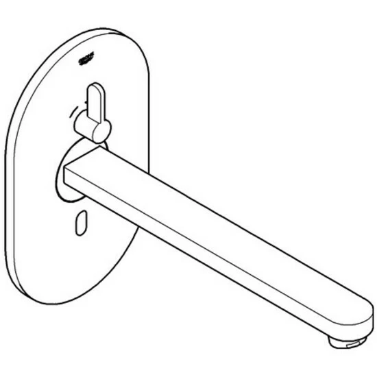 Grohe Infrarot-Elektronik CE EUROSMART DN 15, Für Waschtisch, Ausladung 232 Mm Chrom – Bild 5