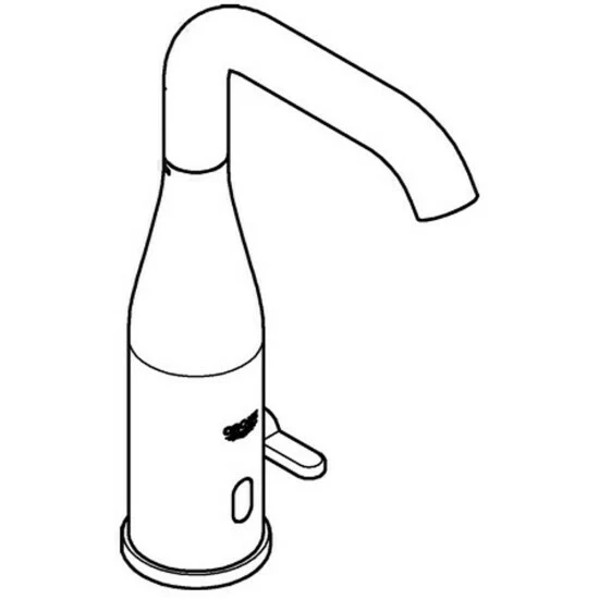 Grohe Infrarot-Elektronik E ESSENCE DN 15, Für Waschtisch, Mit Mischung, Batteriebetrieb Chrom – Bild 2