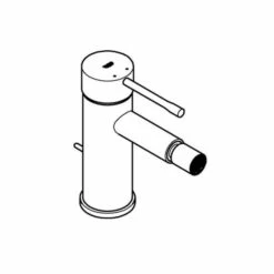 Grohe Einhand-Bidetbatterie Essence 32935 Hard Graphite