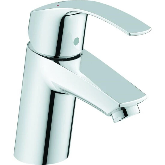 Grohe Einhand-Waschtischbatterie EUROSMART DN 15, S-Size, Glatter Körper Chrom