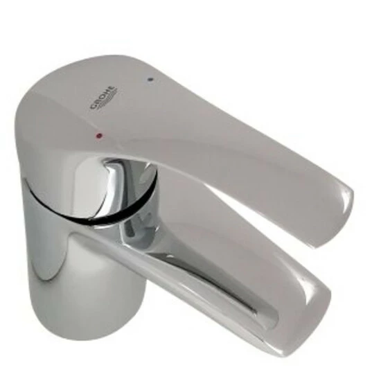 Grohe Einhand-Waschtischbatterie EUROSMART DN 15, S-Size, Glatter Körper Chrom – Bild 5