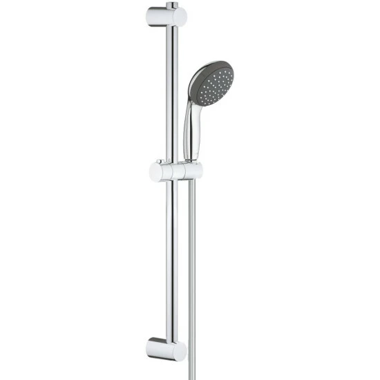 Grohe Brausestangenset Vitalio Start 100, 1 Strahlart, Verchromt