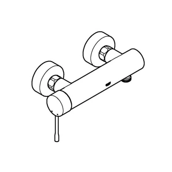 Grohe Einhand-Brausebatterie ESSENCE Hard Graphite Gebürstet – Bild 2