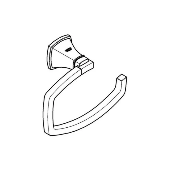 Grohe Grandera WC-Papierhalter Chrom/gold - 40625IG0 – Bild 2