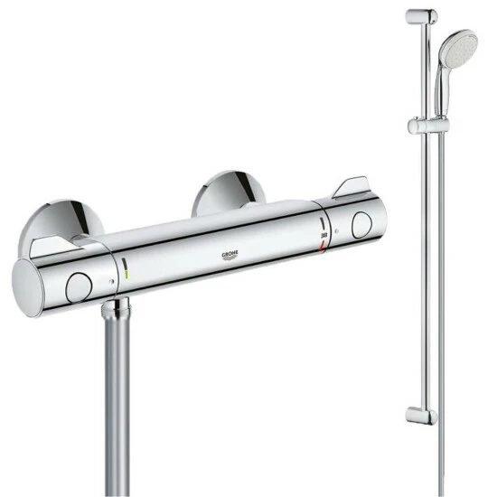 Grohe Grohtherm 800, 34566000, Thermostat-Brausebatterie – Bild 2