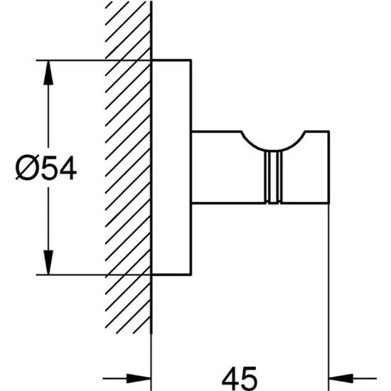 Grohe Bademantelhaken ESSENTIALS Nickel Poliert – Bild 6