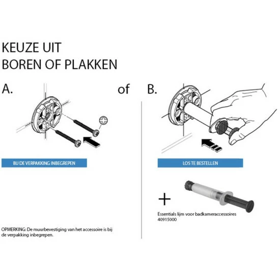 Grohe Reservepapierhalter ESSENTIALS Hard Graphite Gebürstet – Bild 4