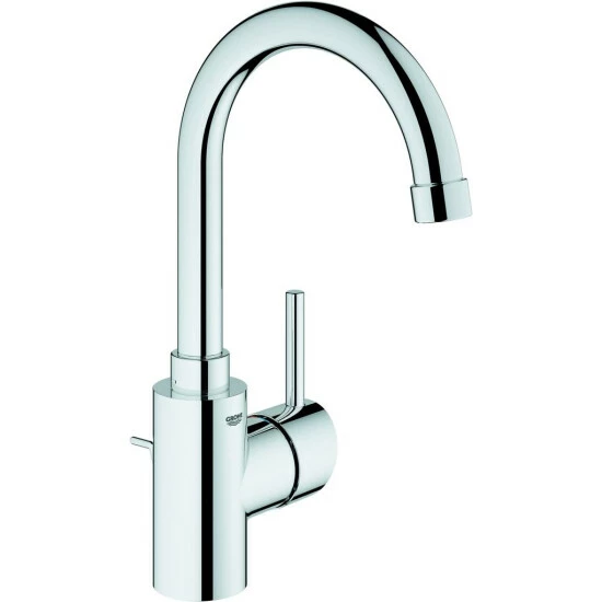 Grohe Einhand-Waschtischbatterie CONCETTO DN 15 L-Size, Bogenauslauf Chrom